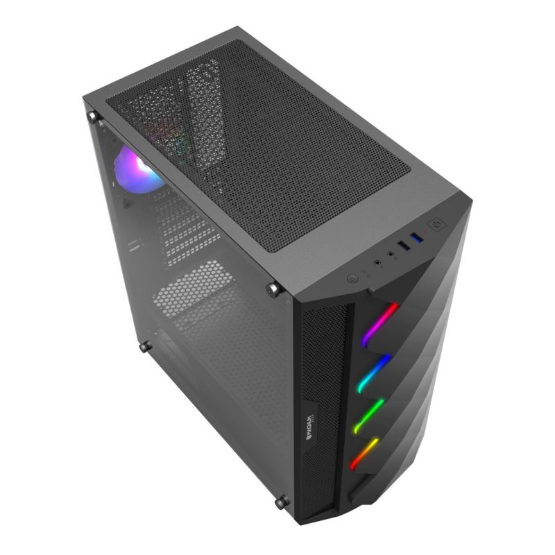 Gabinete Gamer Magnum Tech 235GM Negro - Sin fuente