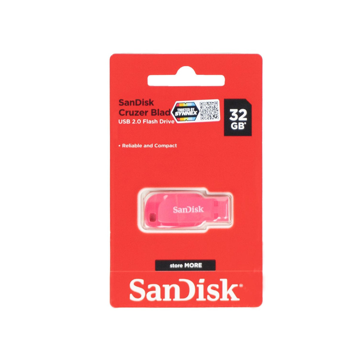 Pen Drive SANDISK Cruzer Blade 32GB USB 2.0 Tipo A Rosa