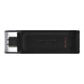 Pen Drive KINGSTON DataTraveler 70 64GB USB 3.2 Gen 1 Tipo C Negro