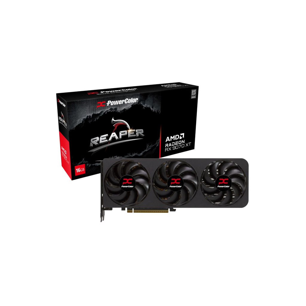 Placa de Video Powercolor Reaper AMD Radeon RX 9070 XT 16GB GDDR6