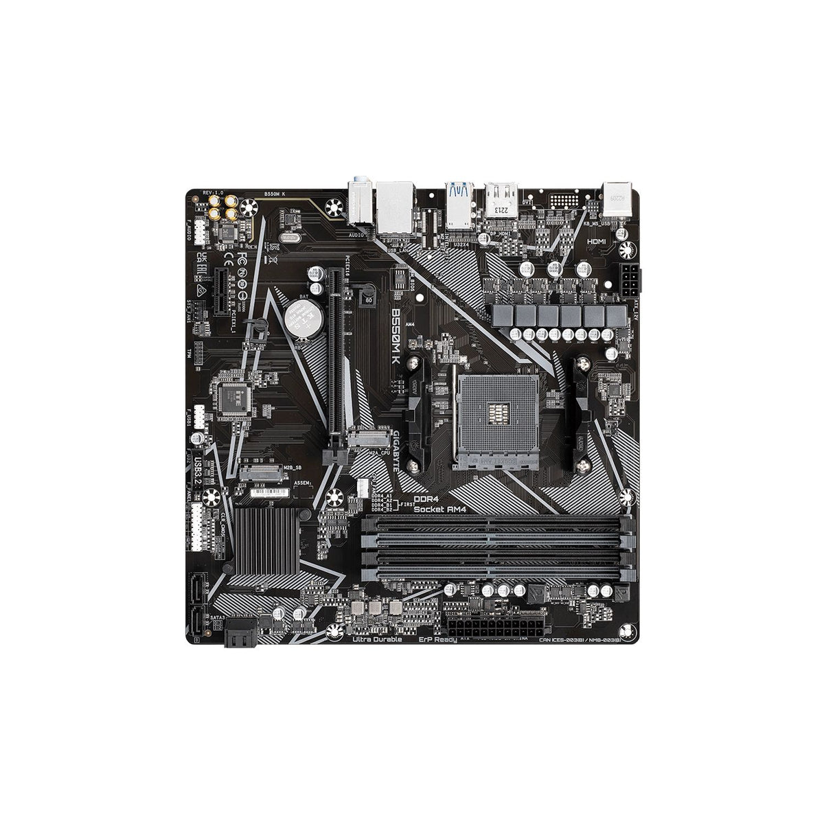 Motherboard GIGABYTE B550M K AM4 DDR4