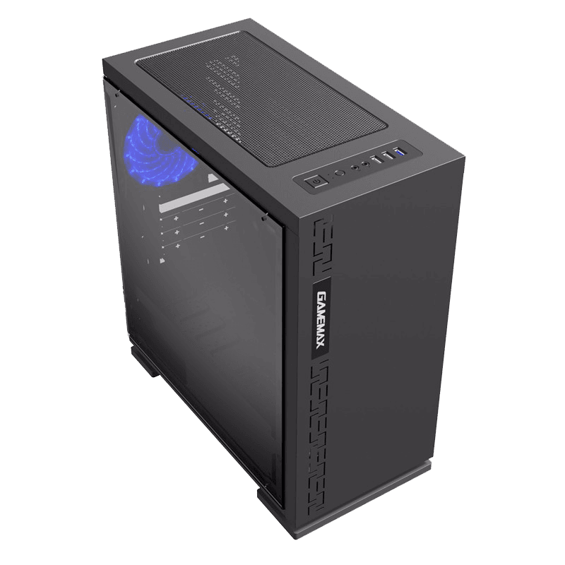 Gabinete Gamer Gamemax Micro-ATX H605 ARGB Fan x 1 negro