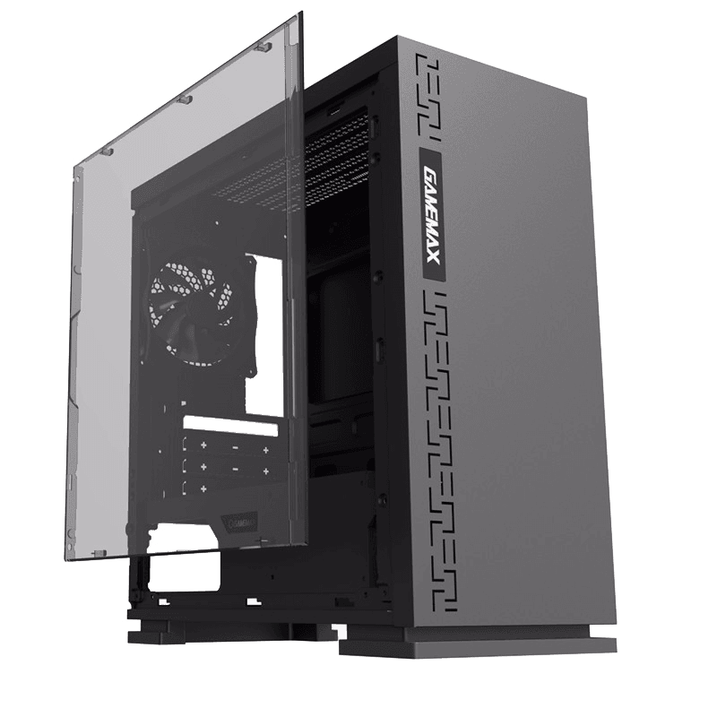 Gabinete Gamer Gamemax Micro-ATX H605 ARGB Fan x 1 negro