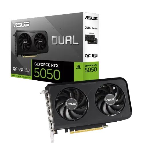 Placa de Video ASUS NVIDIA GeForce DUAL RTX5050 O8GB GDDR6
