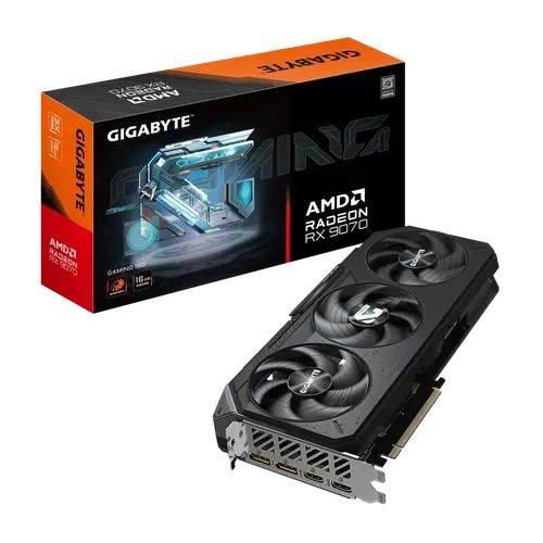 Placa de Video GIGABYTE AMD Radeon RX 9070 GAMING 16G