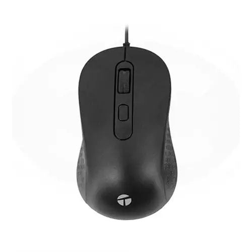 Mouse con Cable Teros TE-1229S Óptico USB 1600 DPI 6 Botones Negro