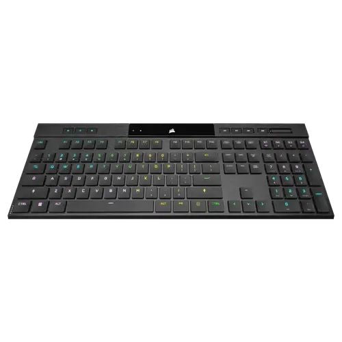 Teclado gamer CORSAIR RGB ultradelgado K100 AIR WIRELESS CHERRY MX Ultra Low Profile