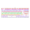 Teclado Redragon Kumara 2 K552 Rainbow Blanco