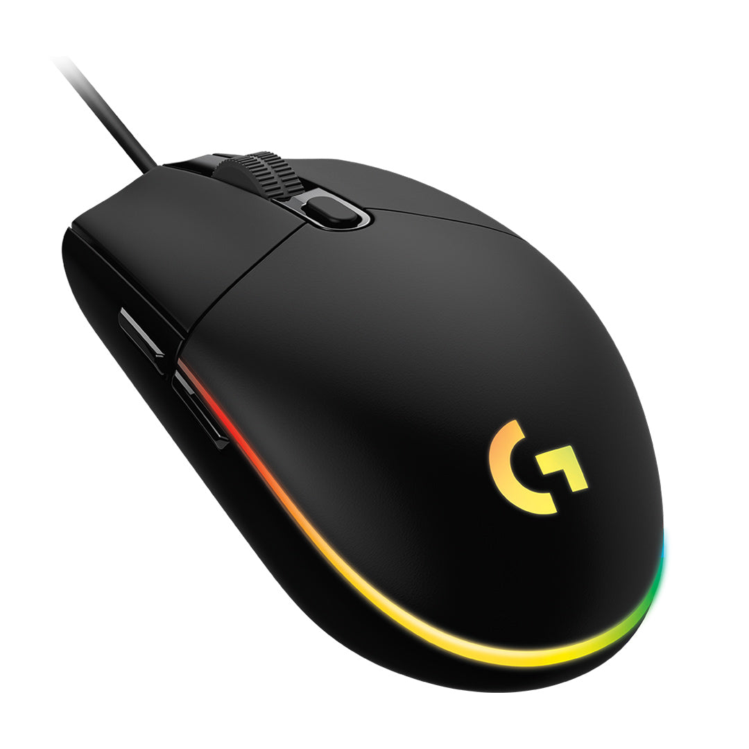 Mouse Gaming con Cable Logitech G203 LIGHTSYNC RGB 8000 DPI Negro