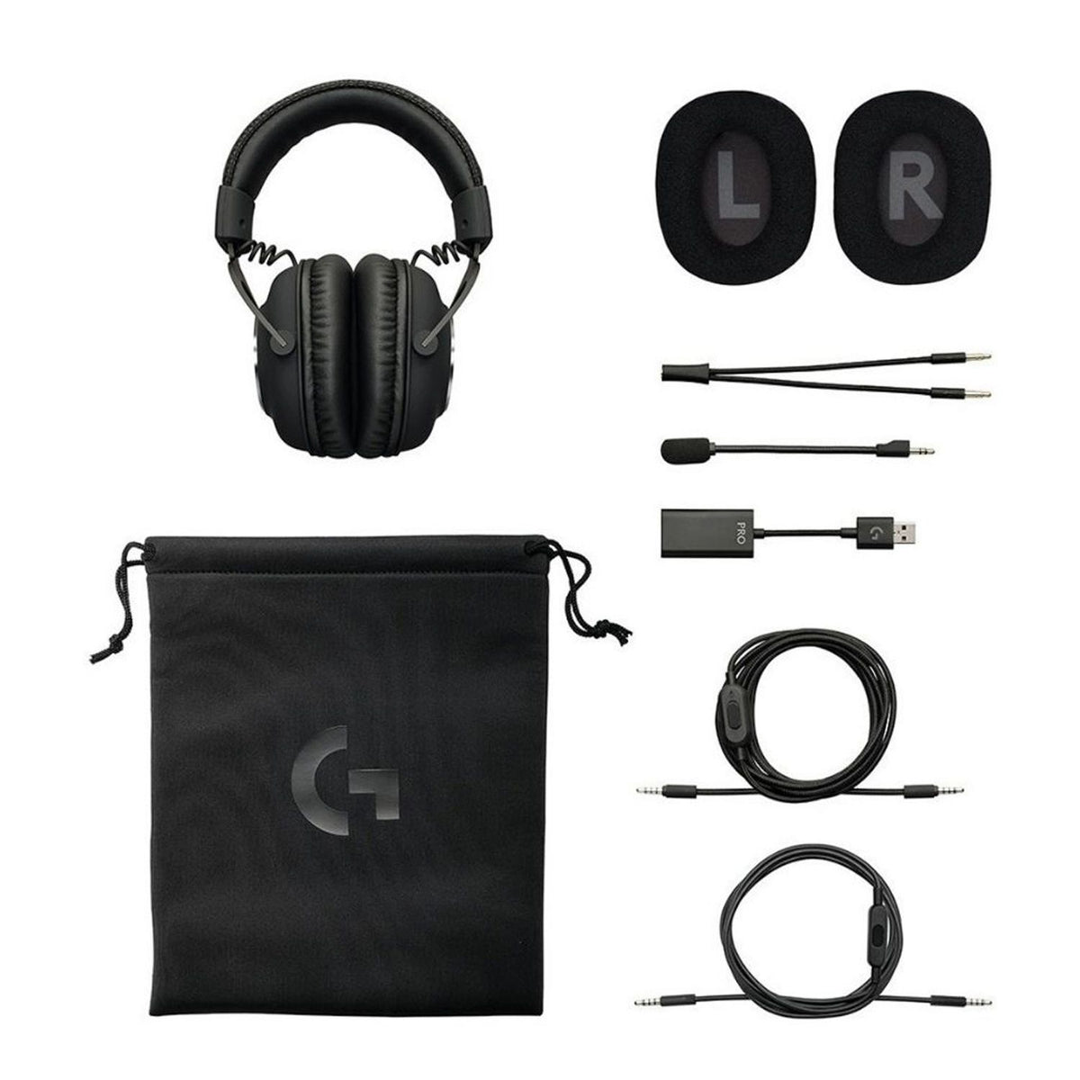 Auriculares Logitech G PRO X Blue Voice Gaming - Negro