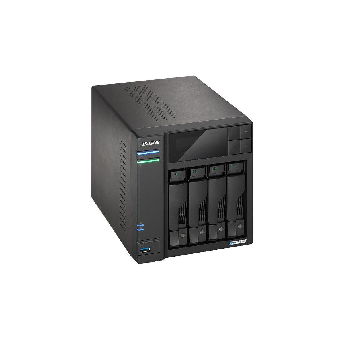 Asustor Lockerstor 4 Gen2 AS6704T – NAS Tower 4 Bahías 3.5"/2.5" Alto Rendimiento