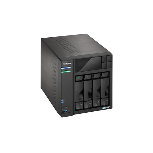 Asustor Lockerstor 4 Gen3 AS6804T – NAS Tower 4 Bahías 3.5"/2.5" Máximo Rendimiento