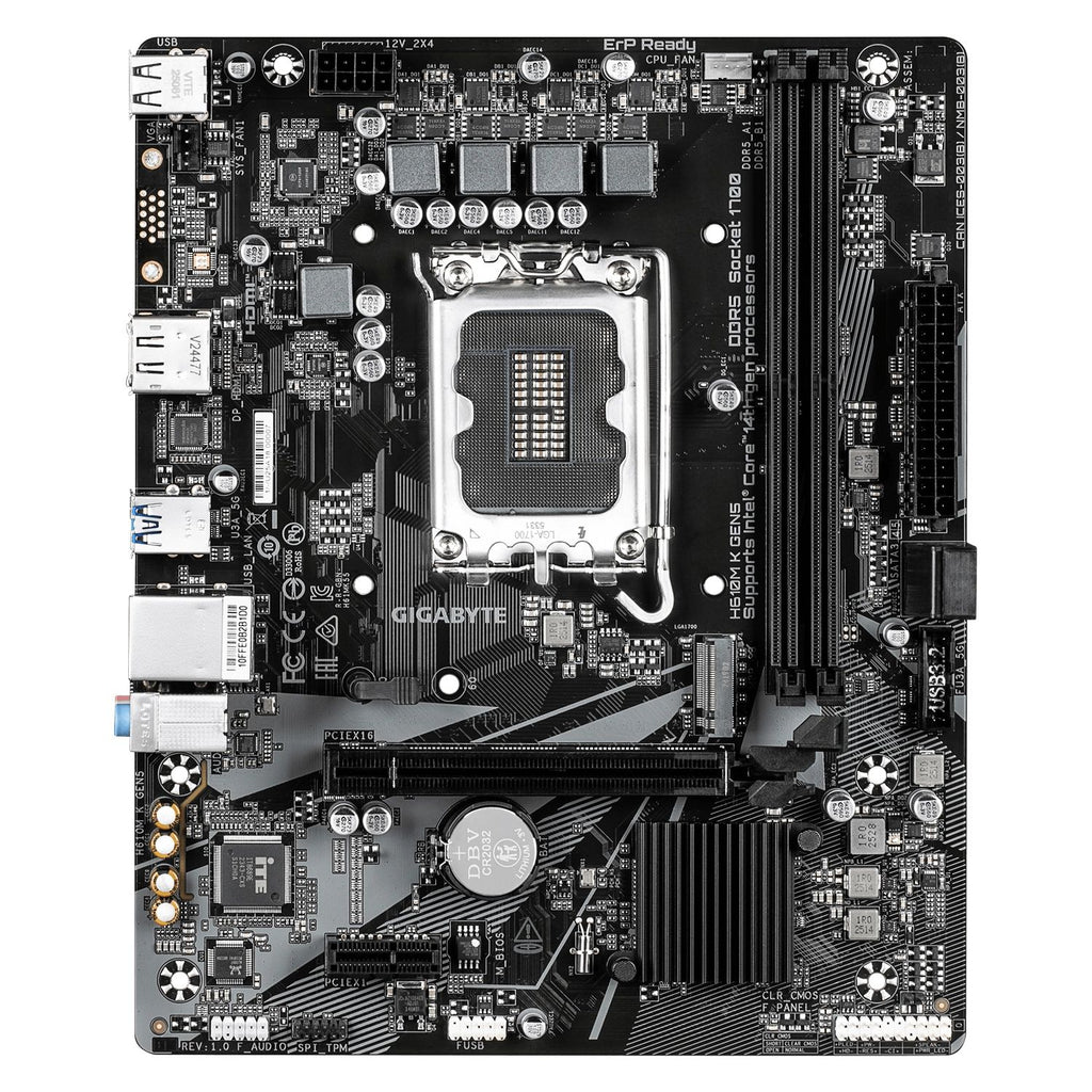 Motherboard GIGABYTE H610M K GEN5 LGA1700 DDR5