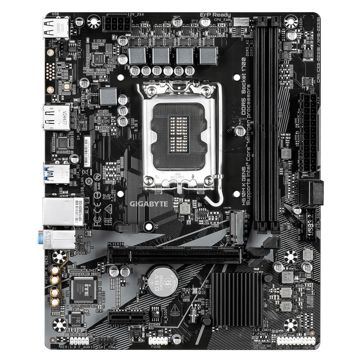 Motherboard GIGABYTE H610M K GEN5 LGA1700 DDR5