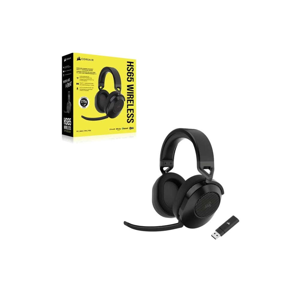 Corsair HS65 Wireless – Auricular Gaming Inalámbrico Carbon