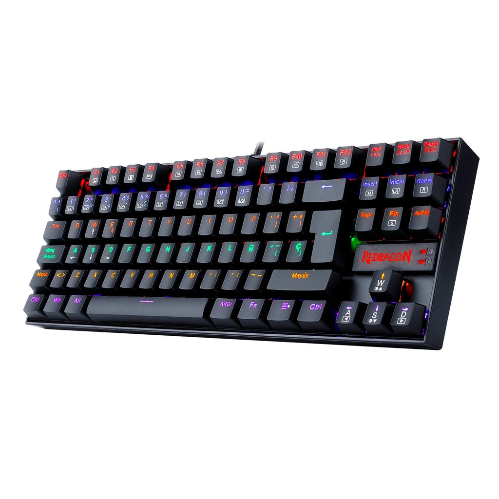 Teclado Gaming Redragon Kumara 2 K552 RGB Rainbow Negro