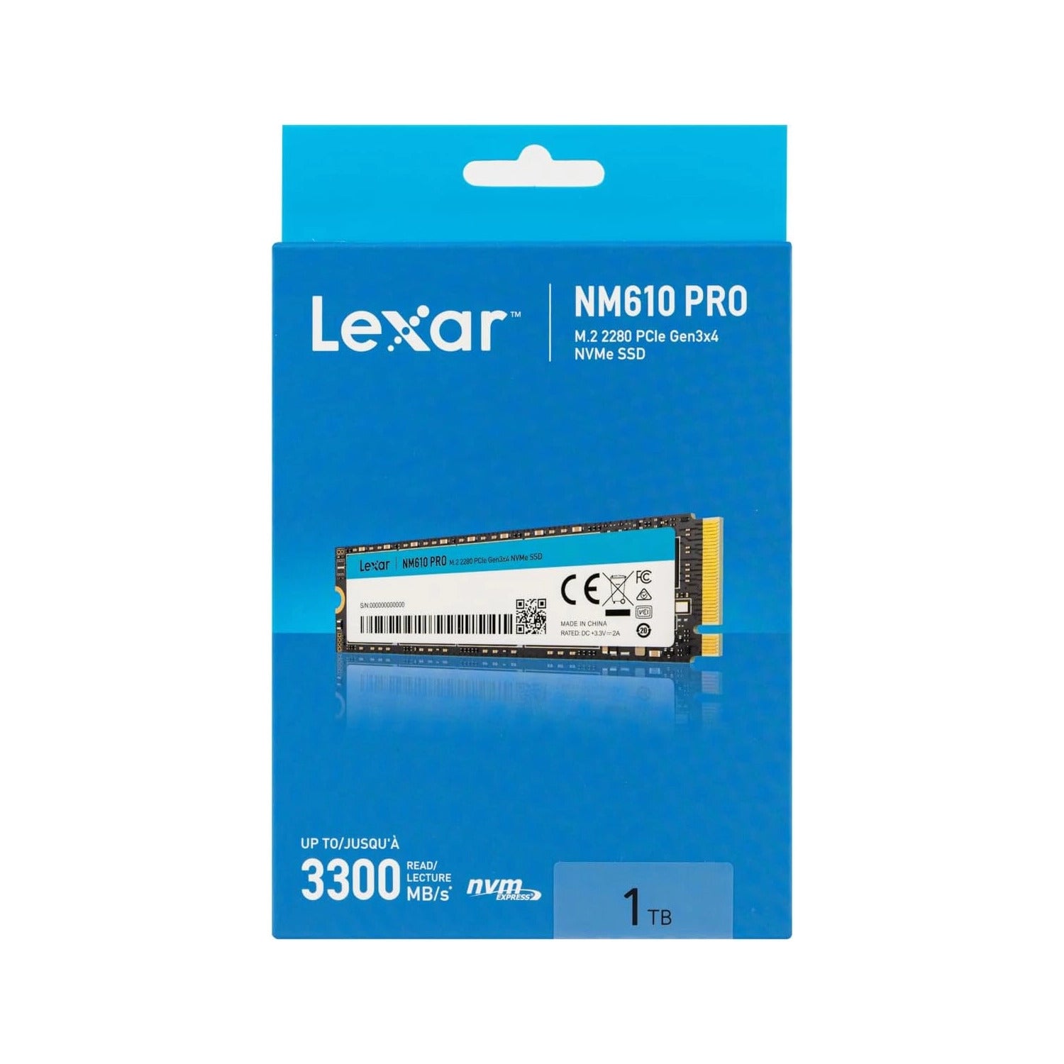 Disco Interno SSD LEXAR NM610 PRO 1T M.2 NVMe