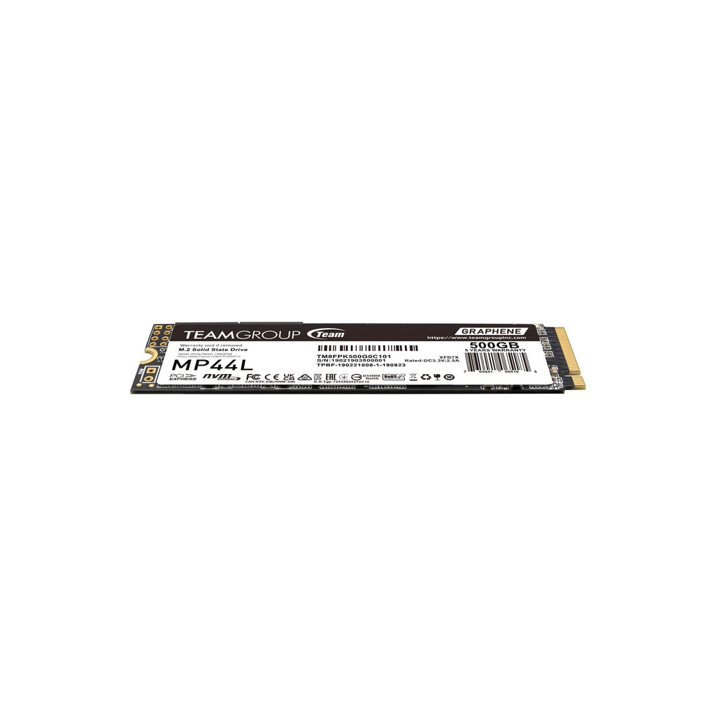 Disco Interno SSD TEAM GROUP MP44L 500GB M.2 NVMe PCIe 4.0 5000MB/s