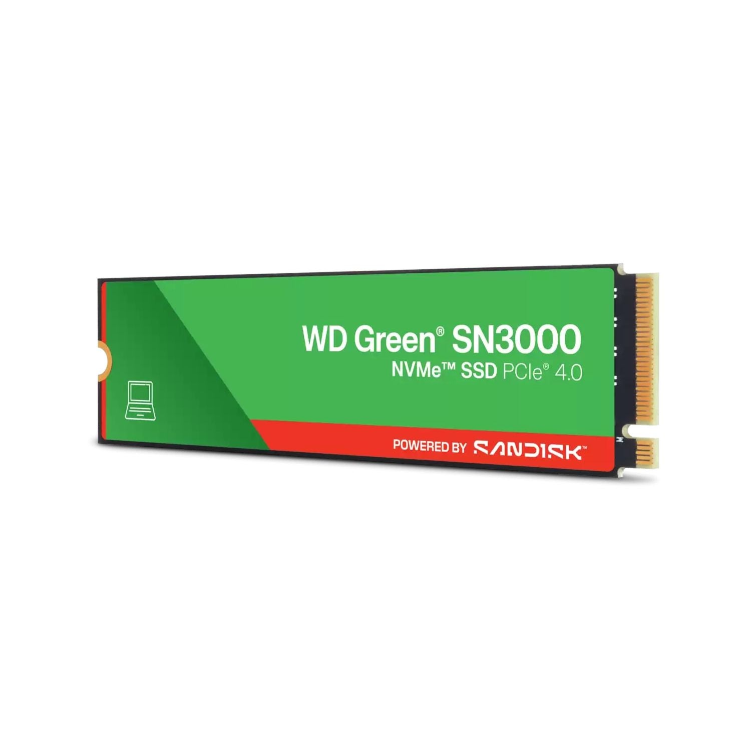 Disco Interno SSD WD Green SN3000 1TB M.2 2280 NVMe PCIe 4.0 5000MB/s