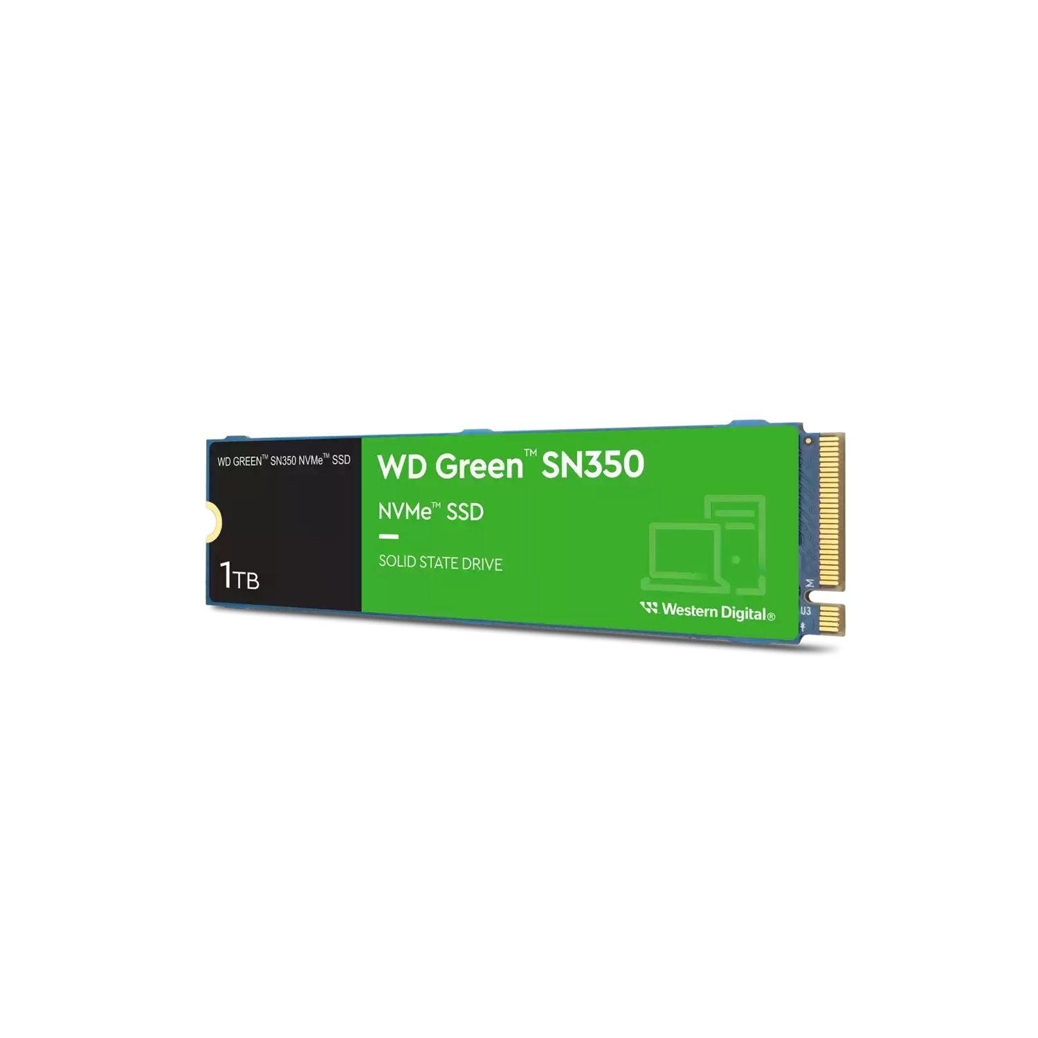 Disco Interno SSD WD Green SN350 1TB M.2 2280 NVMe PCIe 3.0 2400MB/S