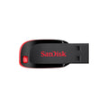 Pen Drive SANDISK Cruzer Blade 128GB USB 2.0 Tipo A Negro