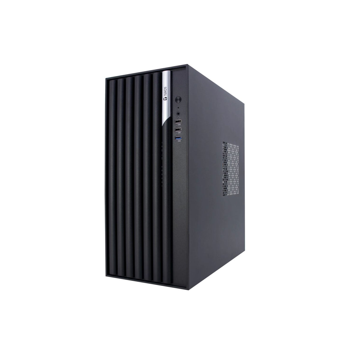 Gabinete Teros TE-1036S Mid Tower Fans 120cm c/Fuente 250W Black