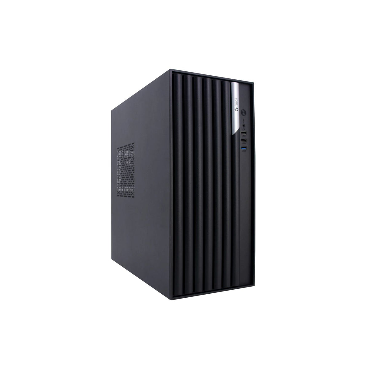 Gabinete Teros TE-1036S Mid Tower Fans 120cm c/Fuente 250W Black