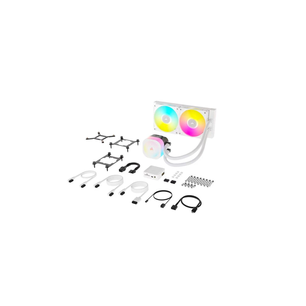 Liquid Cooler Corsair iCUE LINK TITAN 240 RX RGB Blanco
