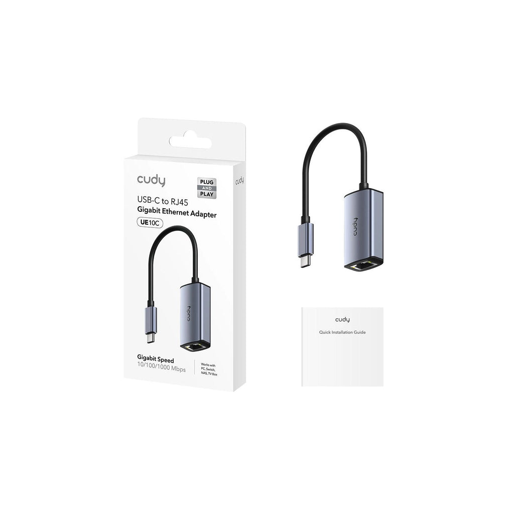 Adaptador USB-C a Ethernet Cudy