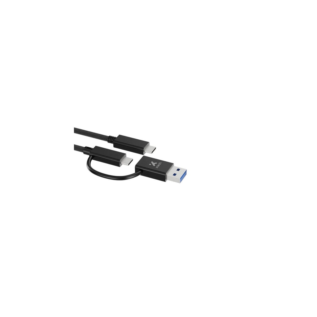 Adaptador 2 en 1 USB-C a USB-C con Dongle Xtech