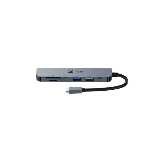 Hub Multipuerto 7 en 1 USB-C Xtech