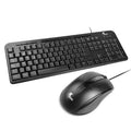 Combo Teclado y Mouse XTECH XTK-301S USB Español Negro