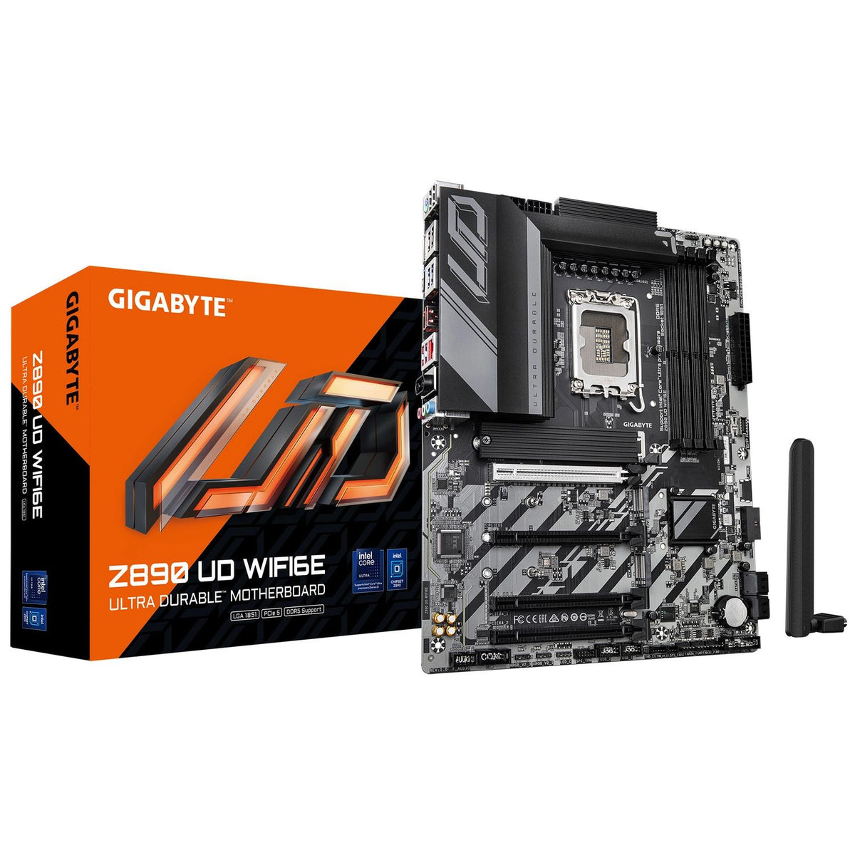 Motherboard Gigabyte Z890 UD WiFi 6E ATX LGA1851 DDR5 | Intel Core Ultra 200 | OC