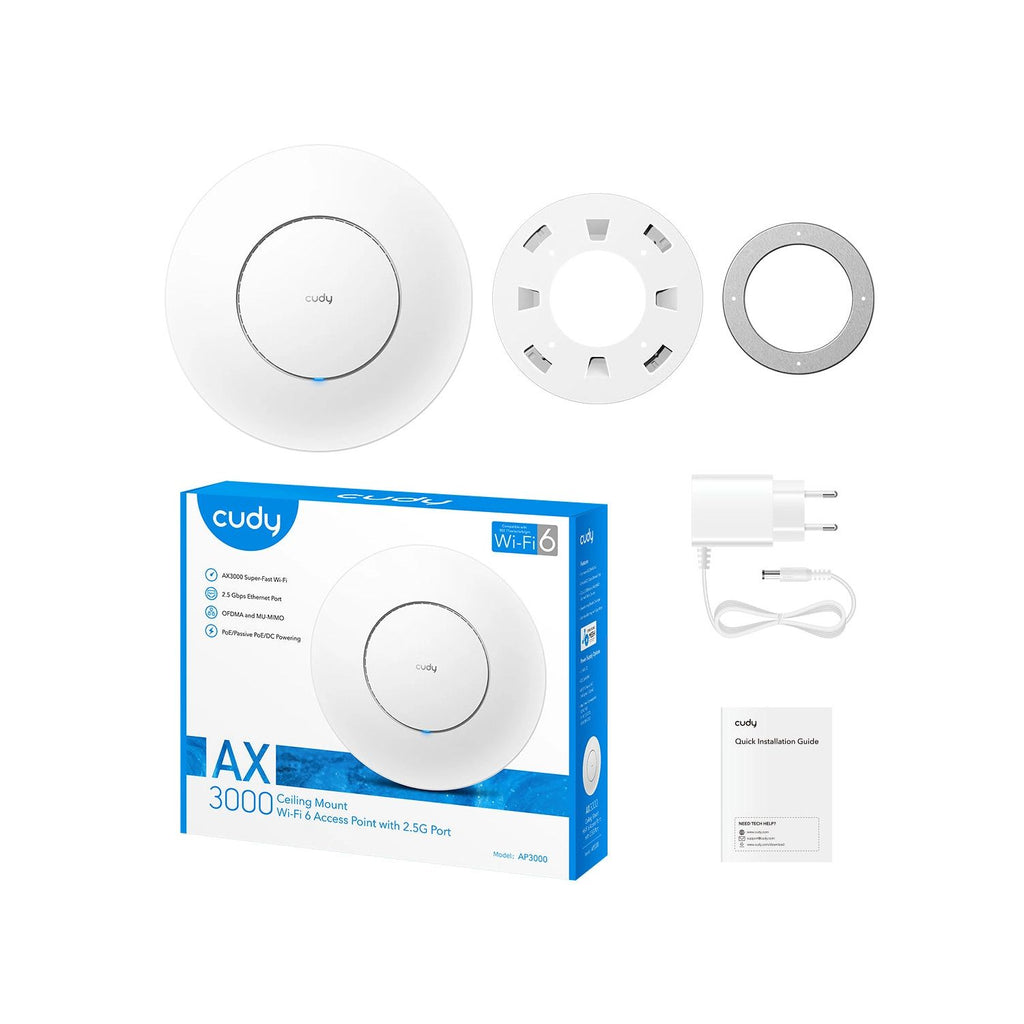 Access Point Cudy AP3000 Wi-Fi 6 AX3000 2.5G