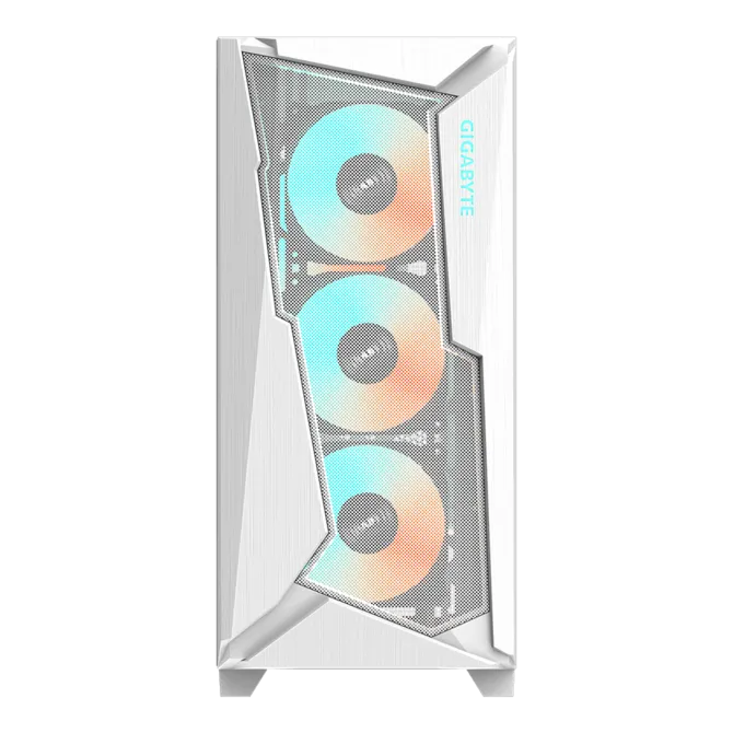 Gabinete Gamer Gigabyte GB-C301GW Blanco ARGB Fan X 4 (sin fuente)