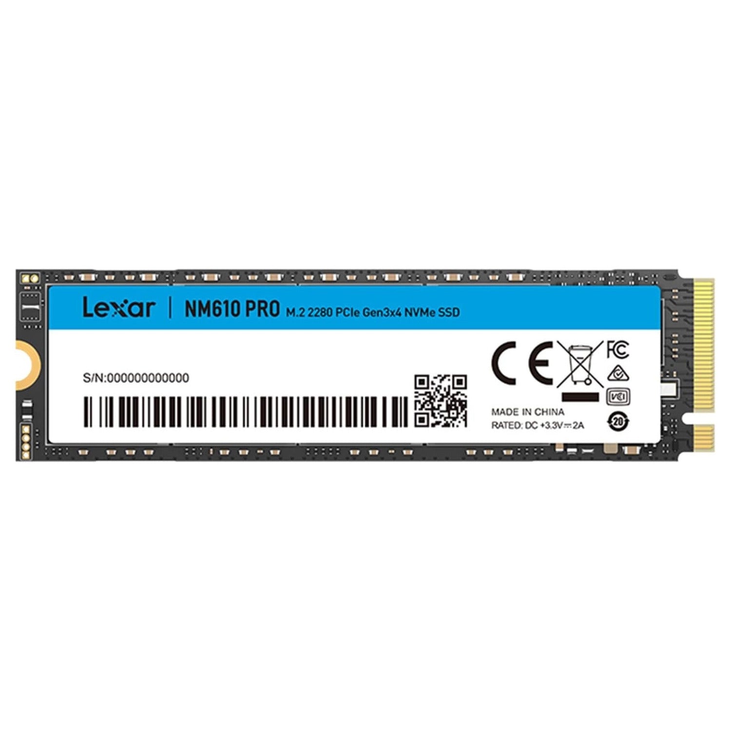 Disco Interno SSD LEXAR NM610 PRO 1T M.2 NVMe