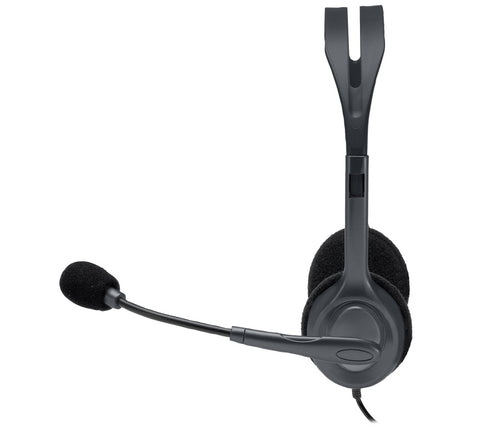 Auricular con Micrófono Logitech H111 Negro