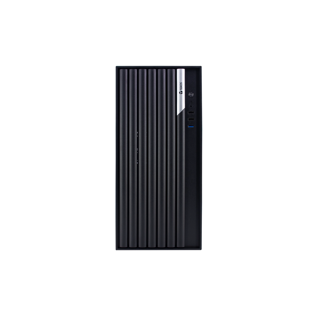 Gabinete Teros TE-1036S Mid Tower Fans 120cm c/Fuente 250W Black
