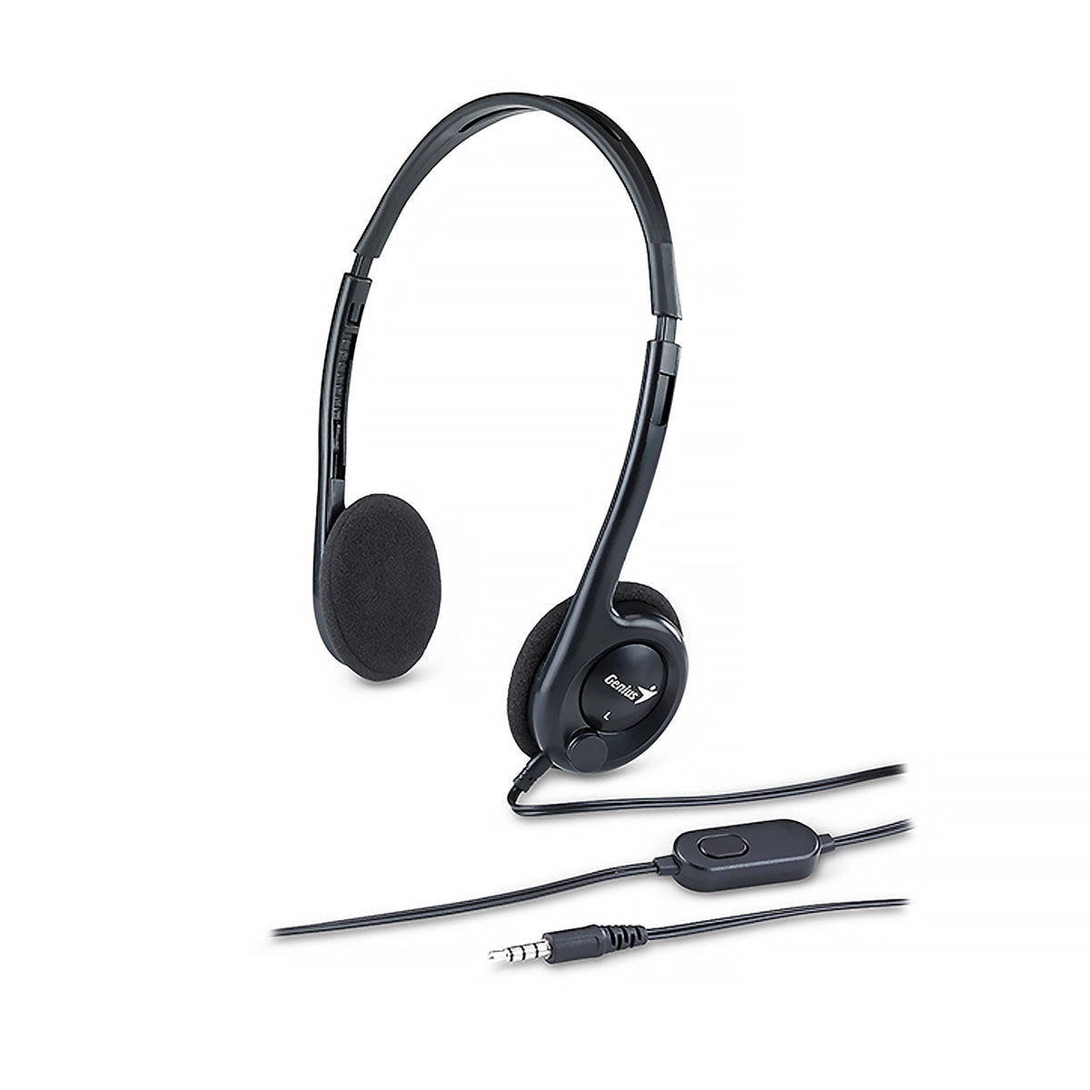 Genius HS-200C – Auricular con Micrófono 3.5mm Gris