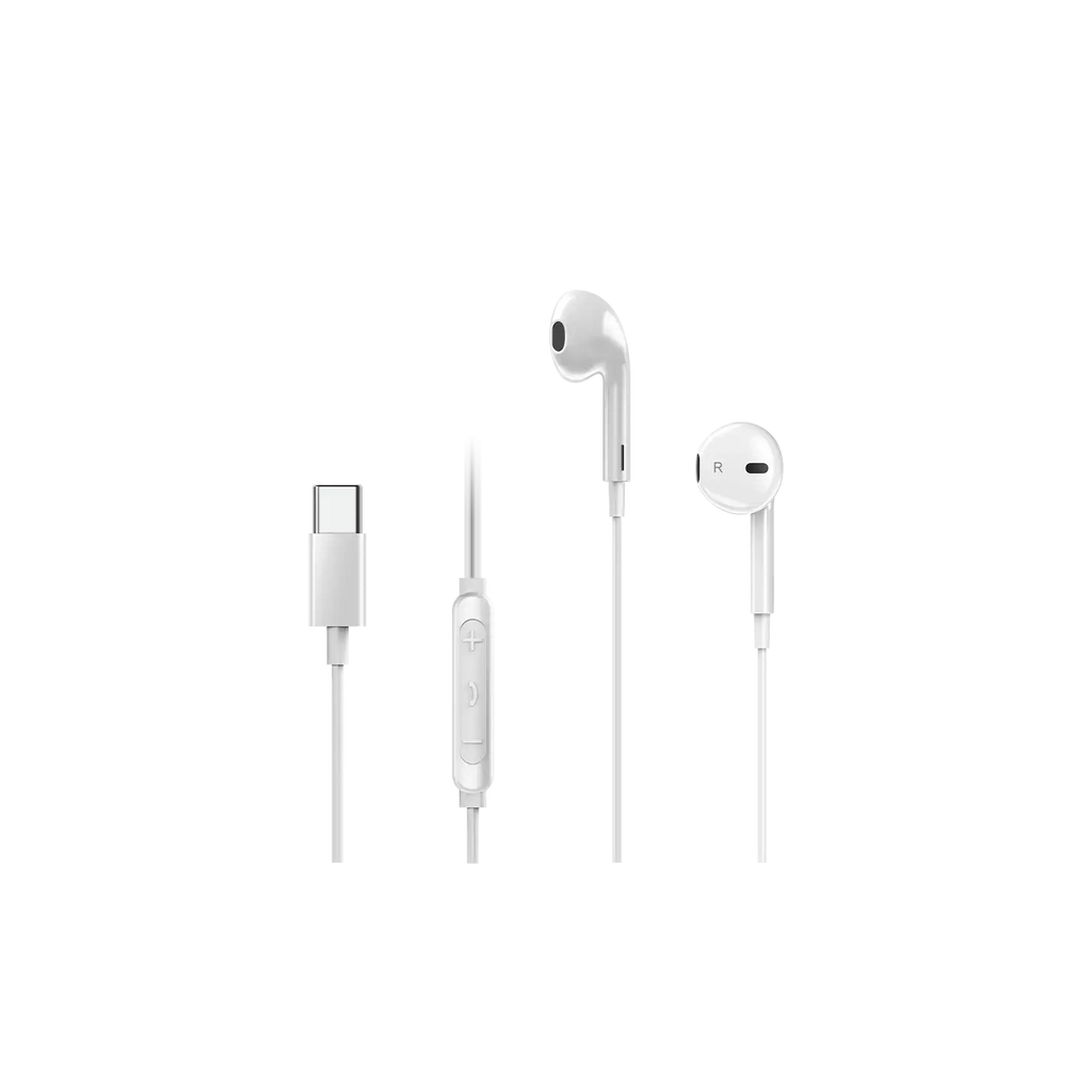 Genius HS-M365 – Auricular In-Ear USB-C Blanco