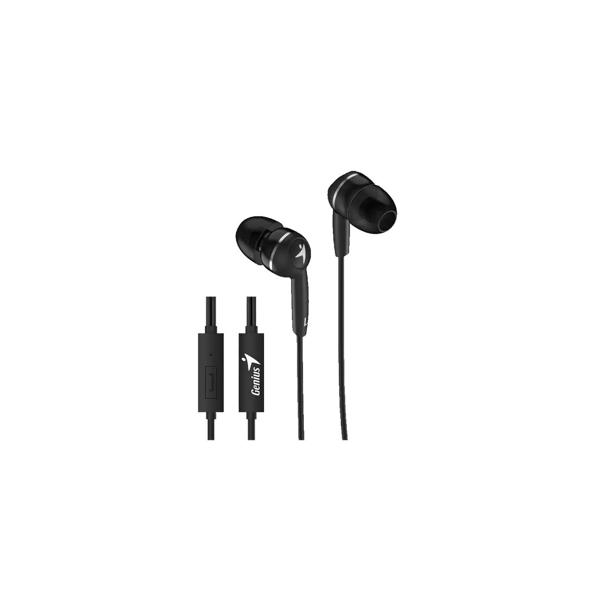 Genius HS-M320 – Auricular In-Ear con Micrófono Negro