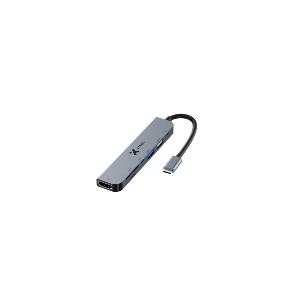Hub Multipuerto 7 en 1 USB-C Xtech