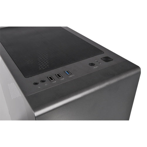 Gabinete Gamer Thermaltake S100 TG C/Fan negro CA-1Q9-00S1WN