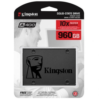 Disco Interno SSD KINGSTON A400 960GB 2.5" SATA 3.0  500MB/s