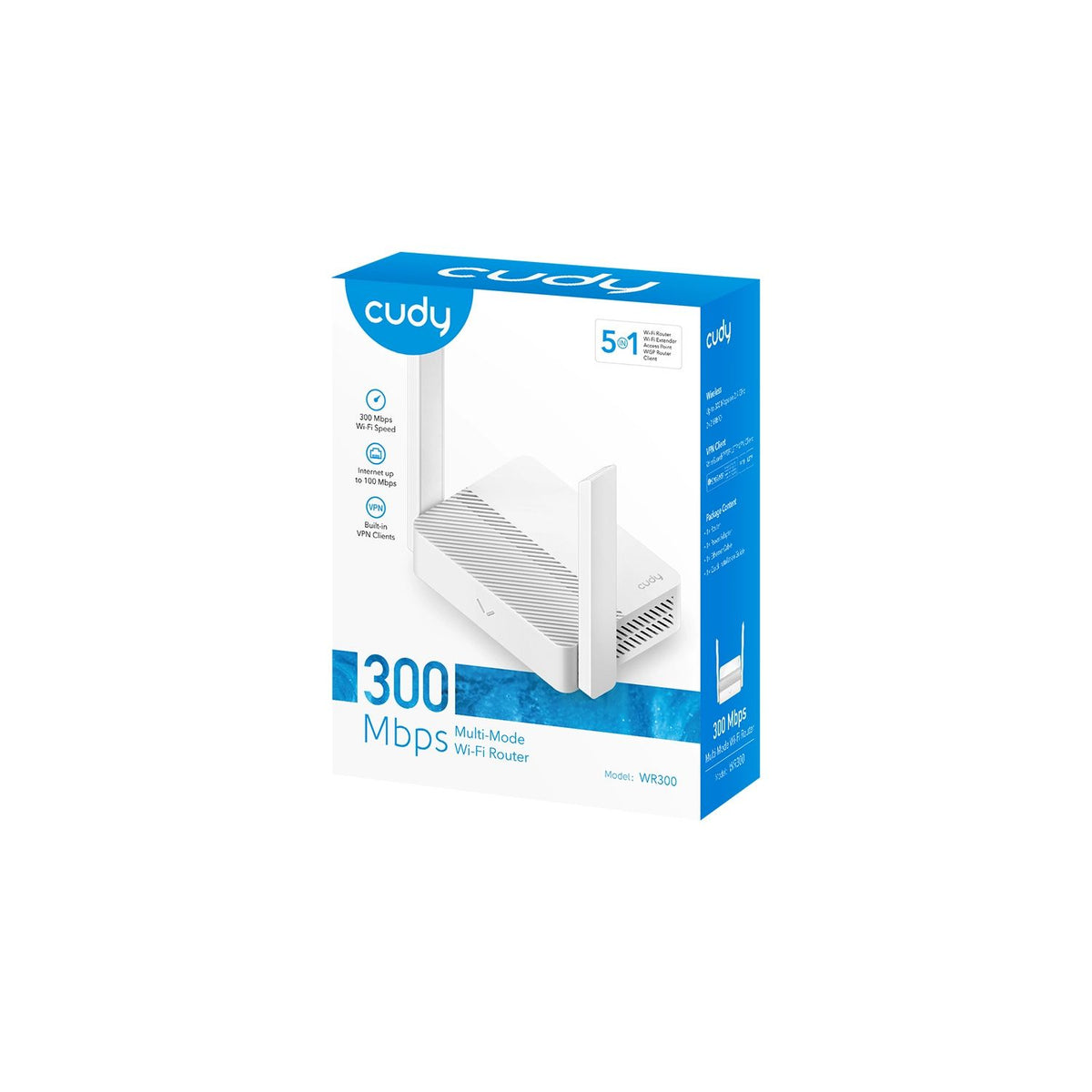 Router WiFi Cudy WR300 300Mbps 2.4GHz